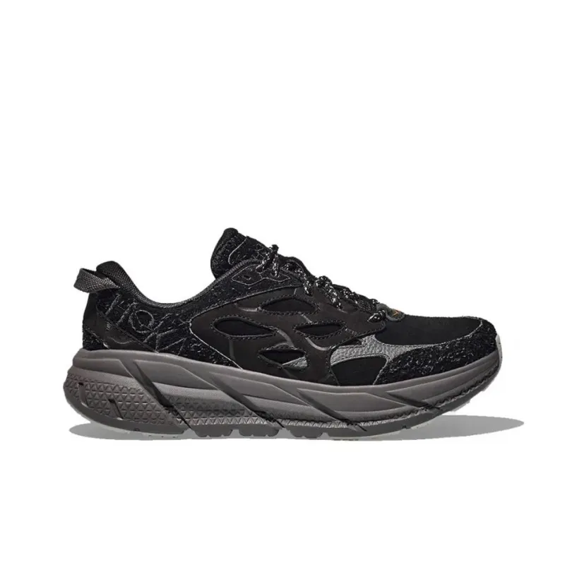 HOKA ONE ONE Clifton L Elite Terrain System Black Satellite Grey-1