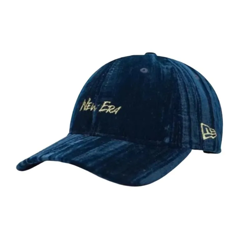 New Era Velvet Baseball Caps Unisex Blue-0