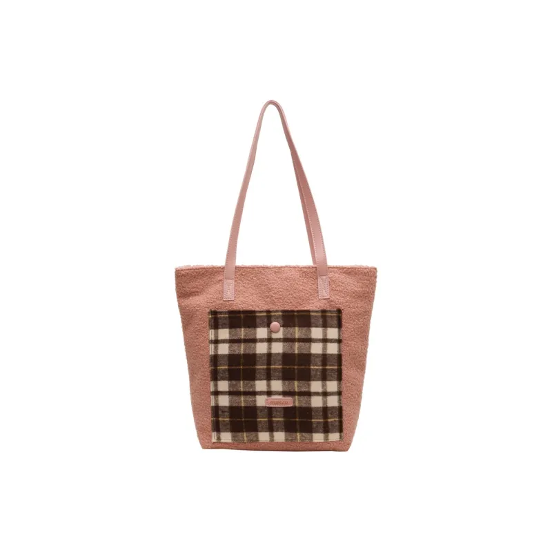 LOUIS ROYALN Fuzzy Shoulder Bag Regular Unisex Multicolor-7