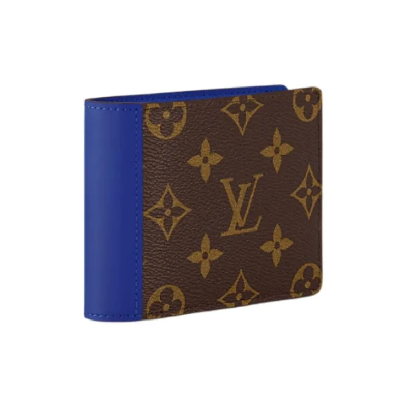 LOUIS VUITTON Multiple Coated Canvas Wallet Men's Indigo-1