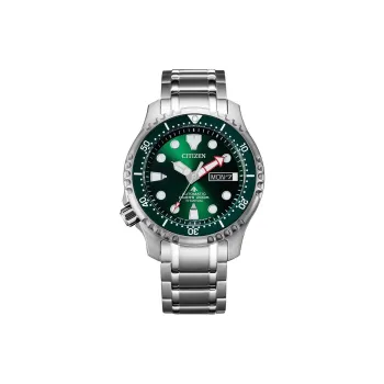 CITIZEN Automatic Mechanical Movement Titanium Strap Watch 42mm Men's Watches Green Dial