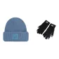 Blue Hood+Black Glove