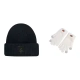 Black Hat+Ecru Glove