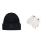 Black Hat+Ecru Glove