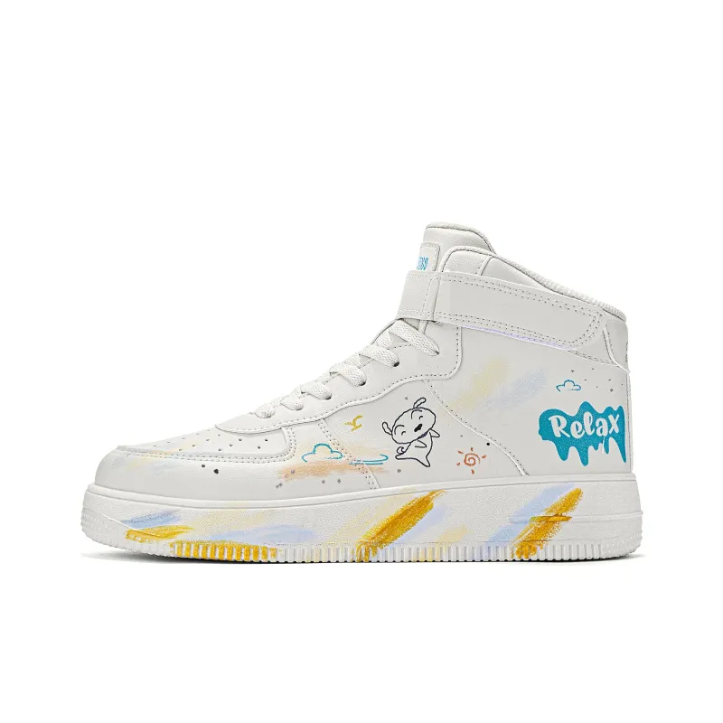 Crayon Shinchan High Top Skateboard Shoes Unisex-1