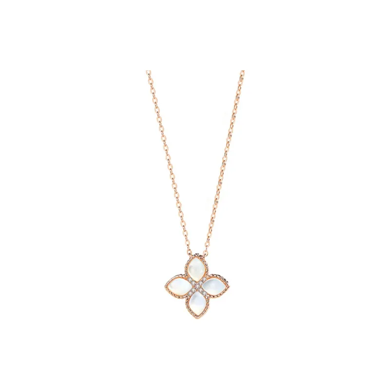 Lockstarfy Mother Of Pearl Necklaces Women's-0
