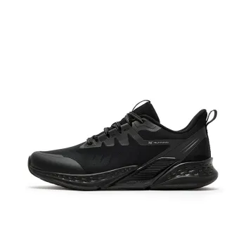 361° Volcano Rainproof Series Running Shoes Men Low Top Obsidian Black