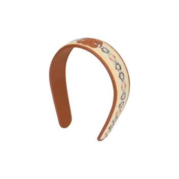 CELINE Wool Hair Bands Women's Yellow