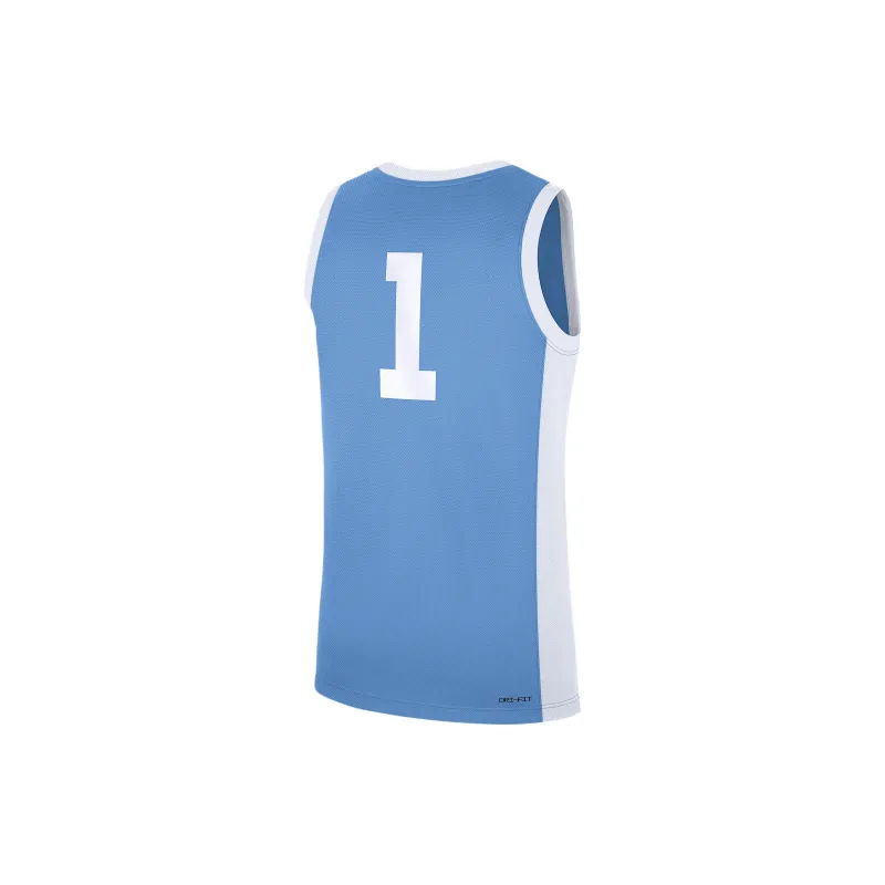 Jordan North Carolina Tar Heels Replica Men's Jordan Brand College Basketball Jersey-1