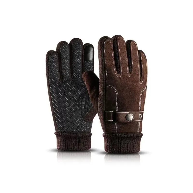 TUCANO Pig Leather Knit Gloves Unisex-7