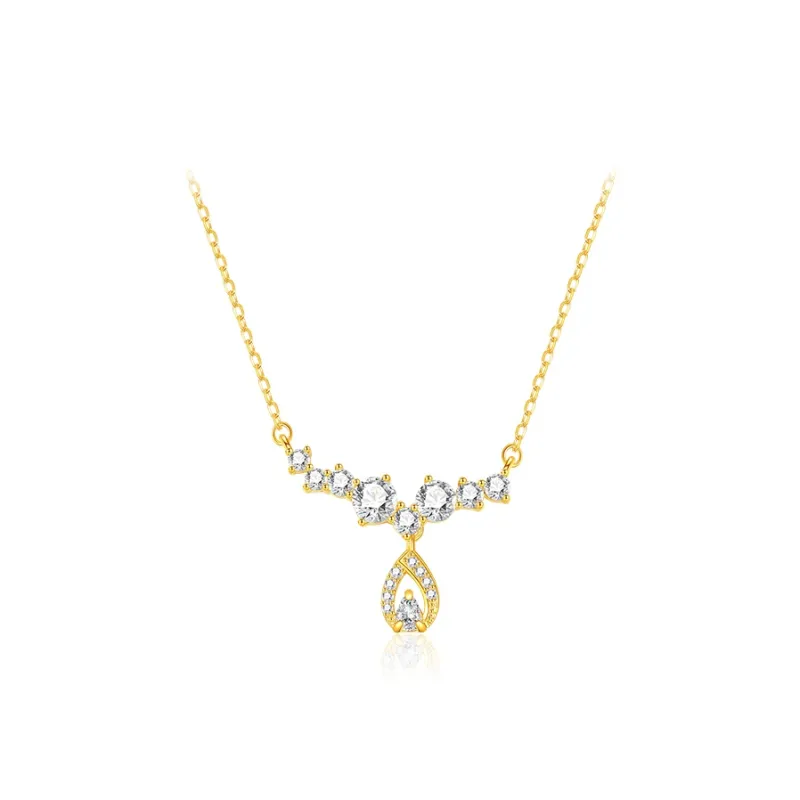 KINGFOCUS Sterling Silver Collarbone Chain Women's-4