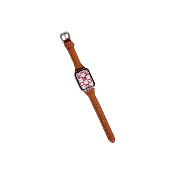 Fly Xiaomi Red Beige Compatibility Watch Band Leather
