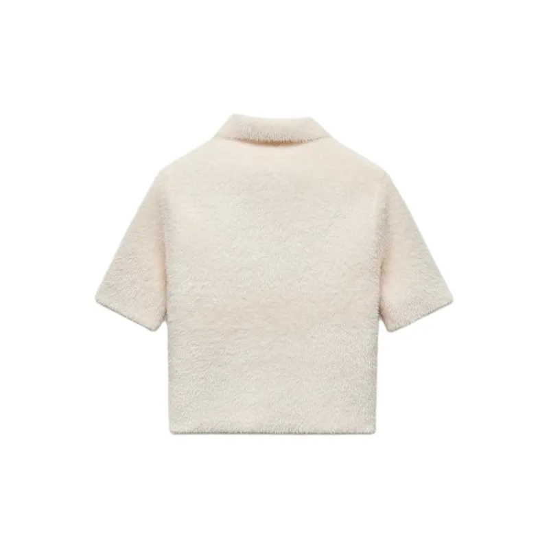 ZARA Polo Shirts Women's Beige-1