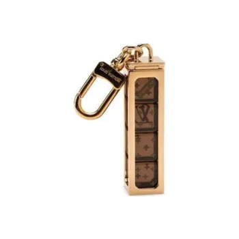 LOUIS VUITTON X Supreme Dice Key Chain Brass