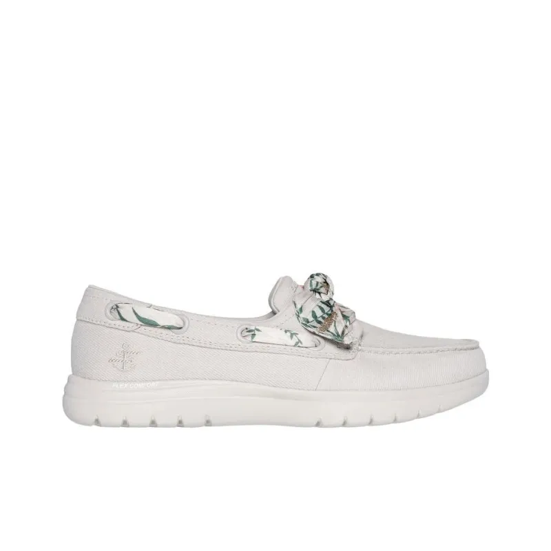 Skechers ON THE GO Anti-Slip Wear-Resistant Low-Top Casual Shoes Women's Ecru-1