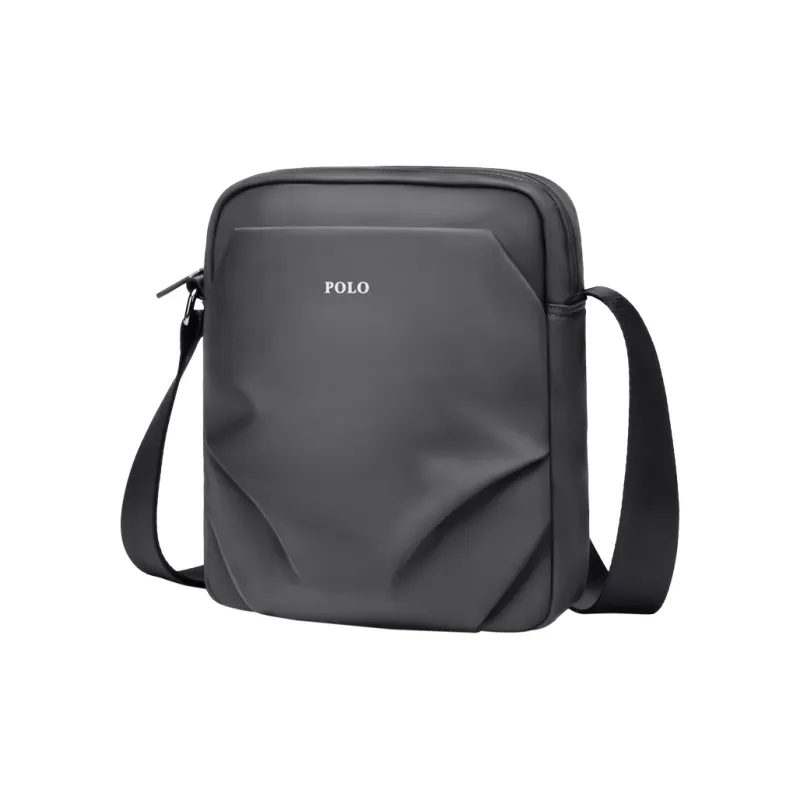 POLO Fabric With Synthetic Leather Backpack Large Size Men's Multicolor-17