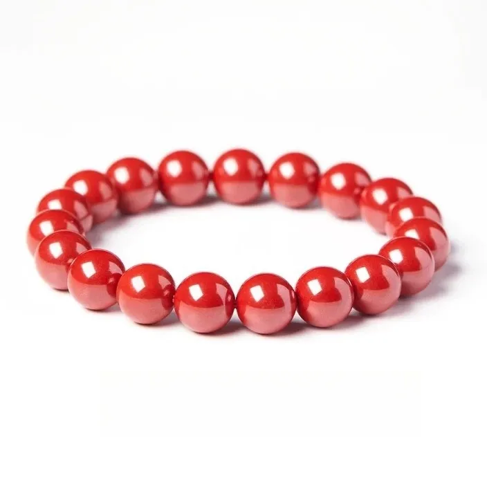 Harf Cinnabar Jade Bracelets Unisex-57