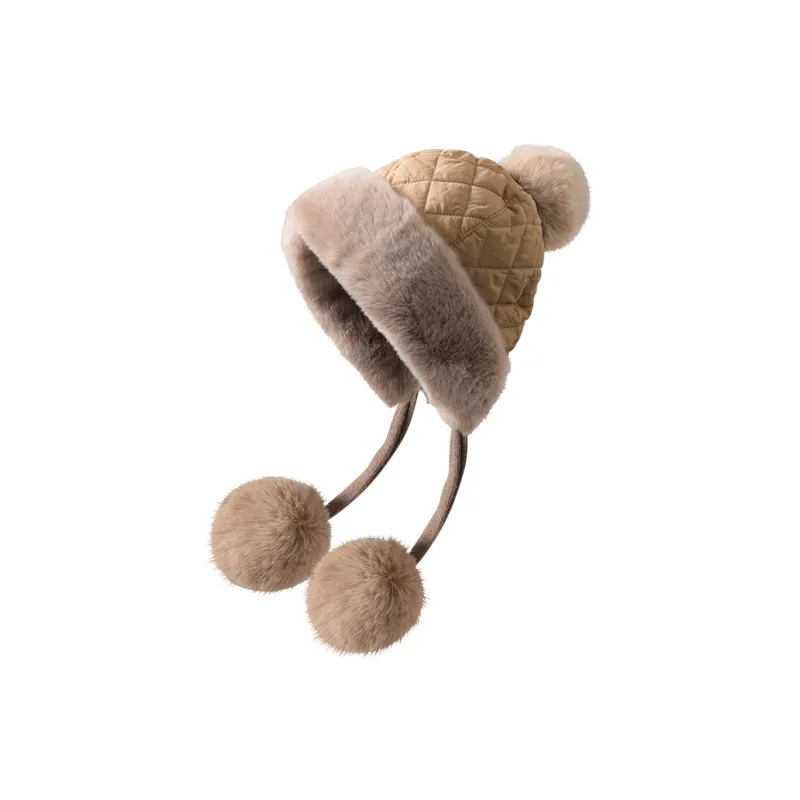 Shizhu Thickened Beanies Women's-5
