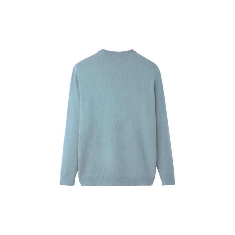 HLA Base Round Neck Long Sleeved Knitwear Men's-9