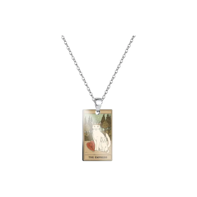 CENTURY&KINDLE Titanium Steel Necklaces Unisex-5