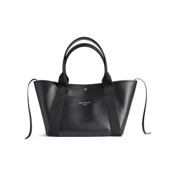 Balenciaga Barritz Logo Printed Medium Tote Bag