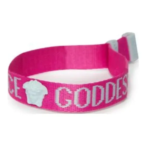 VERSACE Fabric Wristbands Women's Pink