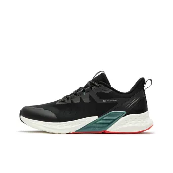 361° Volcano Rainproof Series Running Shoes Men Low Top Obsidian Black/Nebula Blue