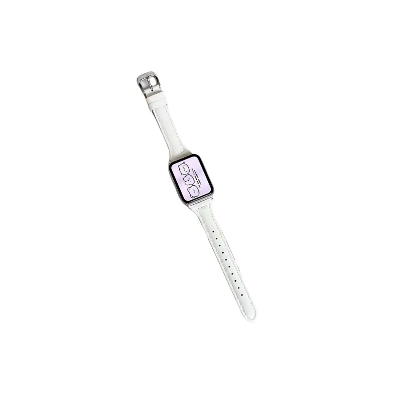 Fly Xiaomi Red Beige Compatibility Watch Band Leather-9