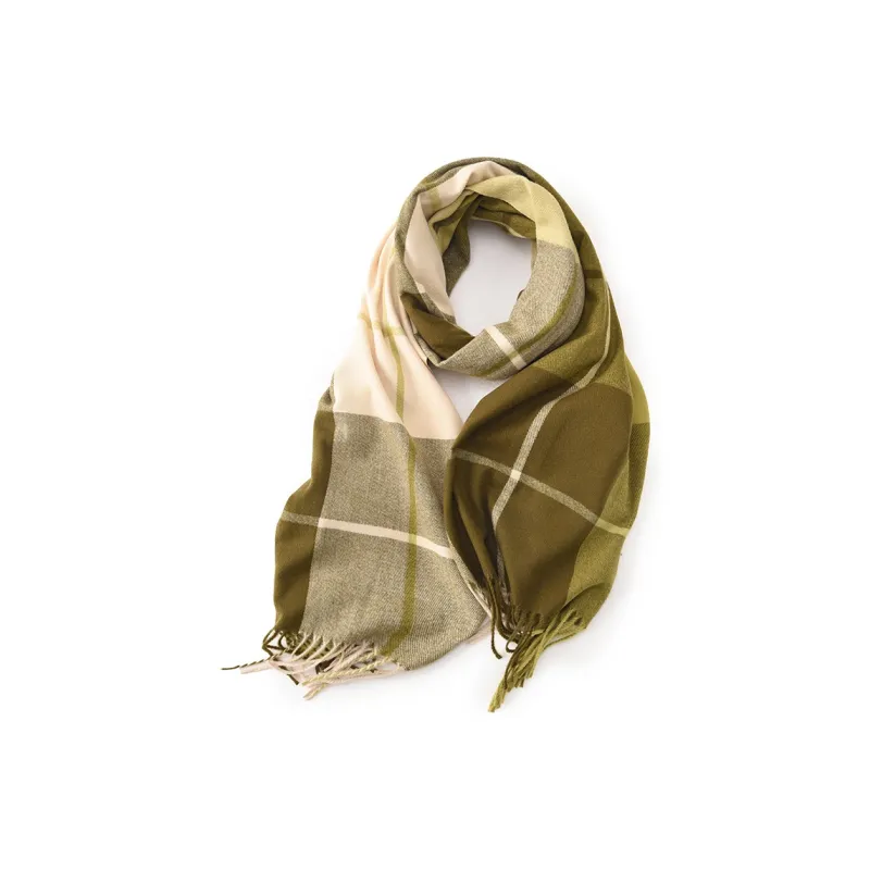 EEEENO Polyester Knit Scarves Unisex-2