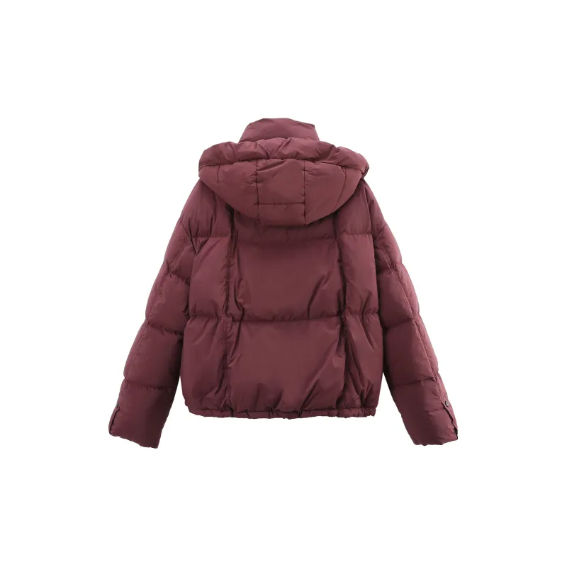 A Paradise For Awakening Down Jacket Women's Fuchsia-1