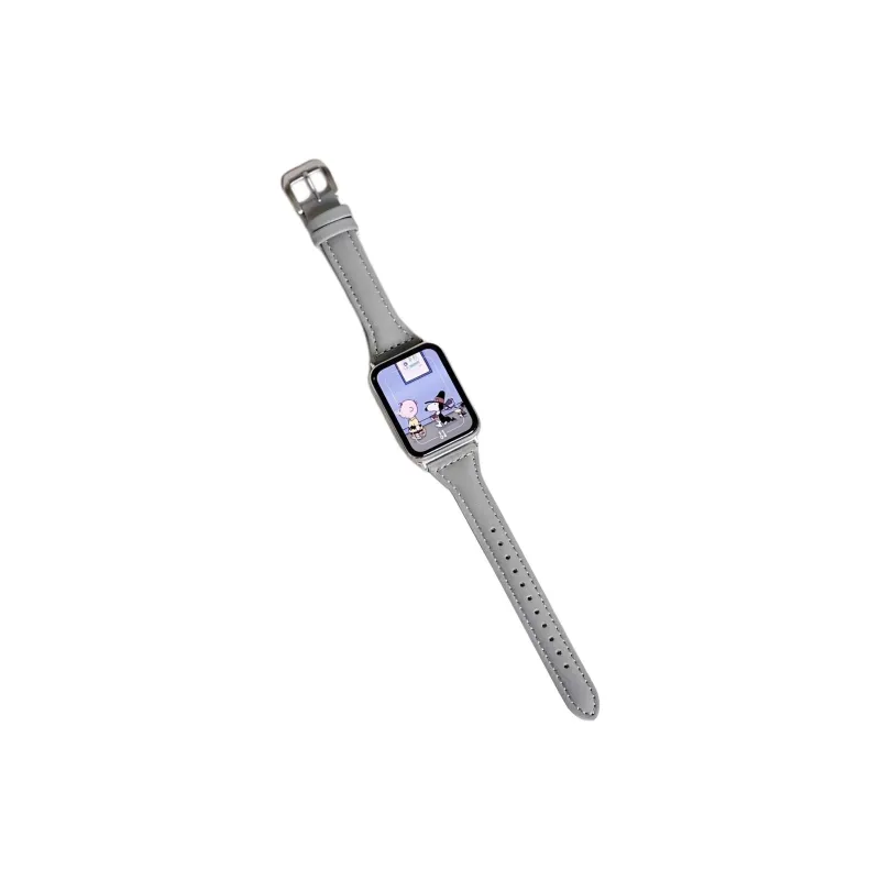 Fly Xiaomi Red Beige Compatibility Watch Band Leather-11