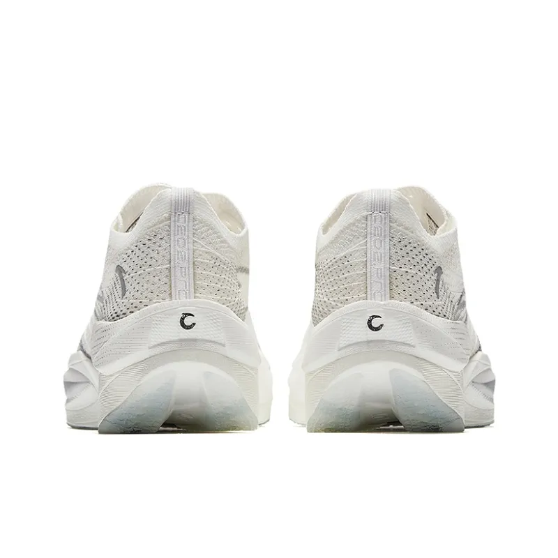 Anta C202 6.0 PRO Non slip Breathable And Wear resistant Low Top Casual Running Shoes Women's White Silver-3