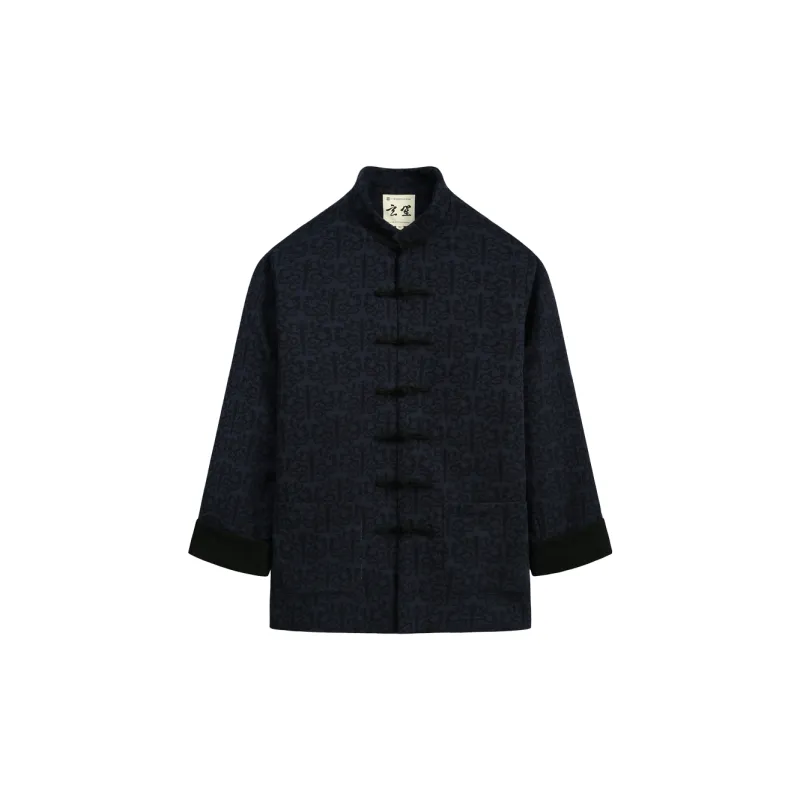 XUANSHENG Puffer Jacket Men's Navy Blue-5
