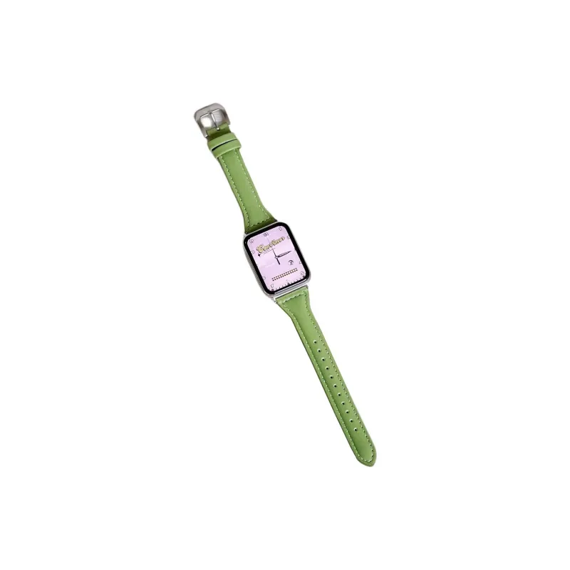 Fly Xiaomi Red Beige Compatibility Watch Band Leather-8