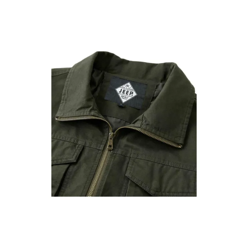 JEEP SPIRIT Jackets & Coats Unisex Army Green-3