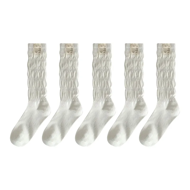 Lan Miao Knee High Socks Women's Combo Set-3