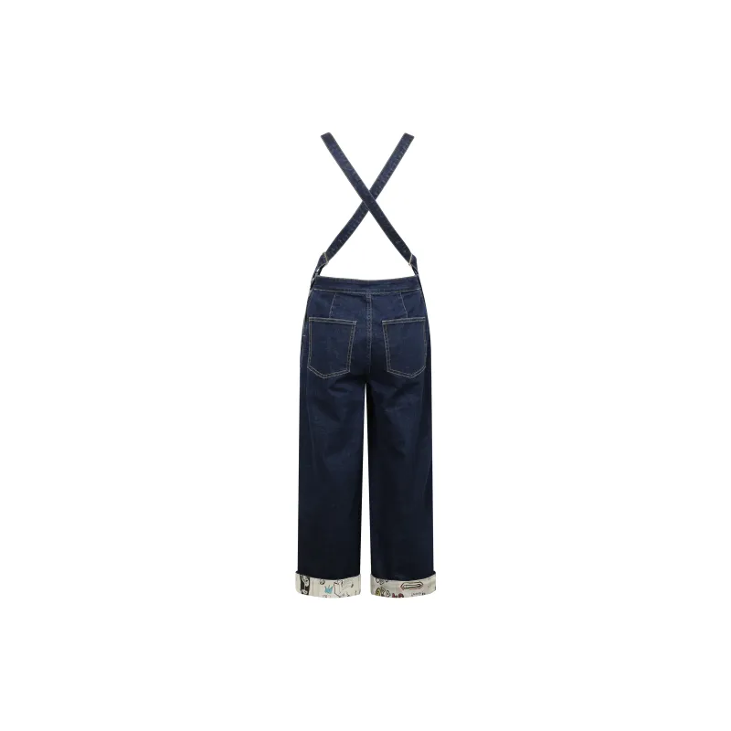 Valeria Obbaco Overalls Women's Blue-1