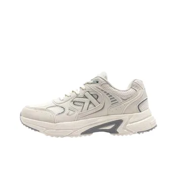 KELME Slip Resistant, Abrasion Resistant, Breathable, Lightweight Low Top Chunky Sneakers Women's Ecru