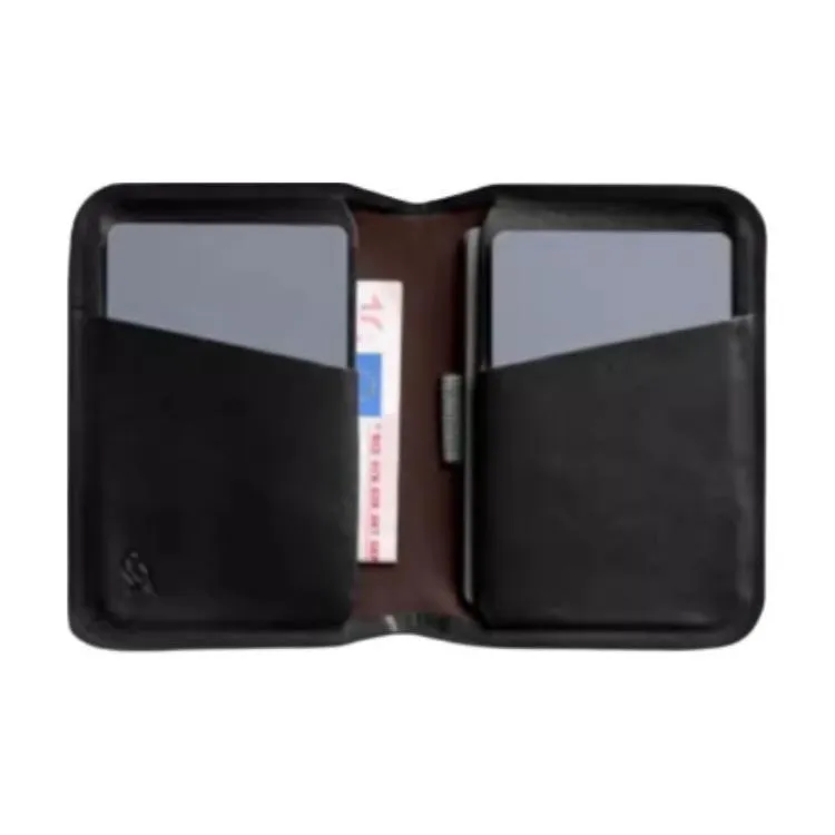 BELLROY Cow Leather Wallet Men's Frosted Black/Electric Blue/Aurora Black-5