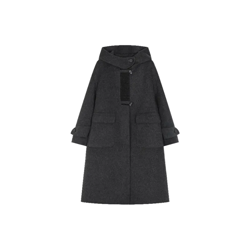 Mo Han Yi Mei Coat Women's Carbon Gray-0