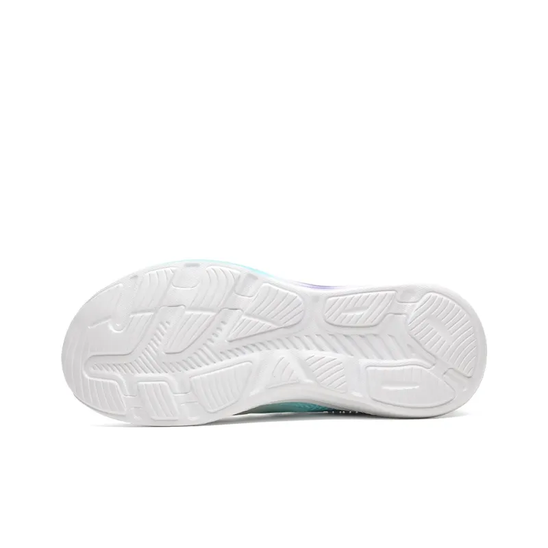 Warrior Anti Slip And Wear Resistant Lightweight Low Top Casual Running Shoes Men's White Blue Purple-5