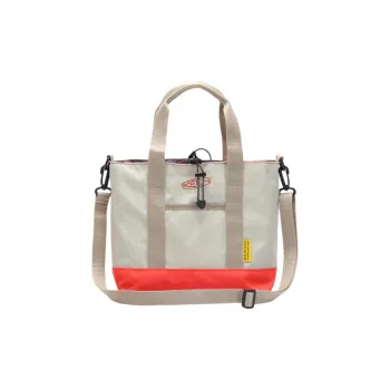 KEEN Nylon Tote Bag Shopping Bag Shoulder Bag Crossbody Bag Handbag Unisex Hunting Yellow With Orange