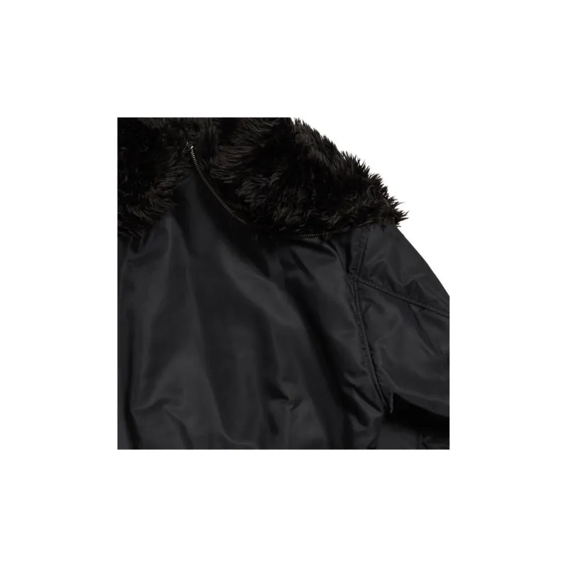 Balenciaga Faux Fur Hooded Jacket-7