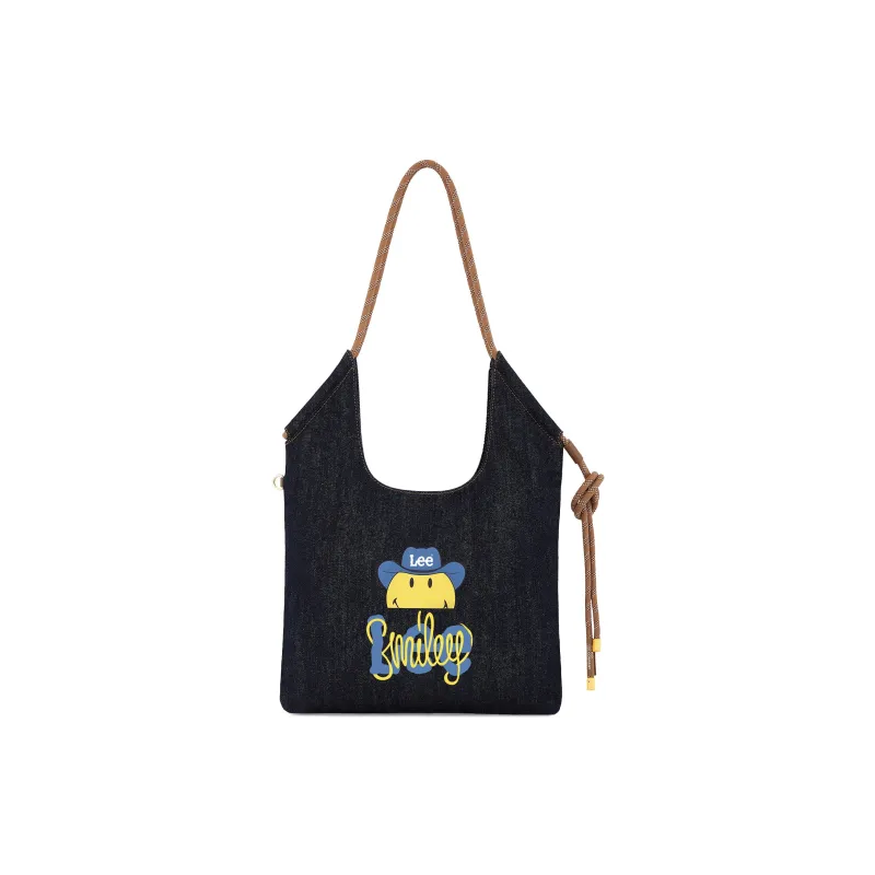 Lee Smiley® Collaboration Denim Shoulder Bag Regular Unisex Original Denim-0