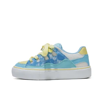 B10CROWN Wear resistant Lightweight Breathable And Non slip. Low Top Skateboard Shoes Women's Glacier Blue
