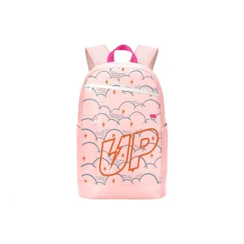 TURN UP Polyester Student Backpack Women's Pink