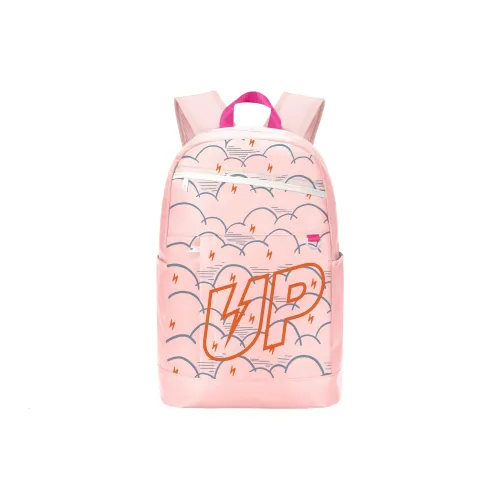 TURN UP Polyester Student Backpack Women's Pink