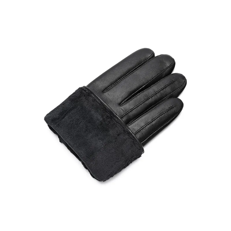 JAGUAR Sheepskin Genuine Leather Glove Men's-2