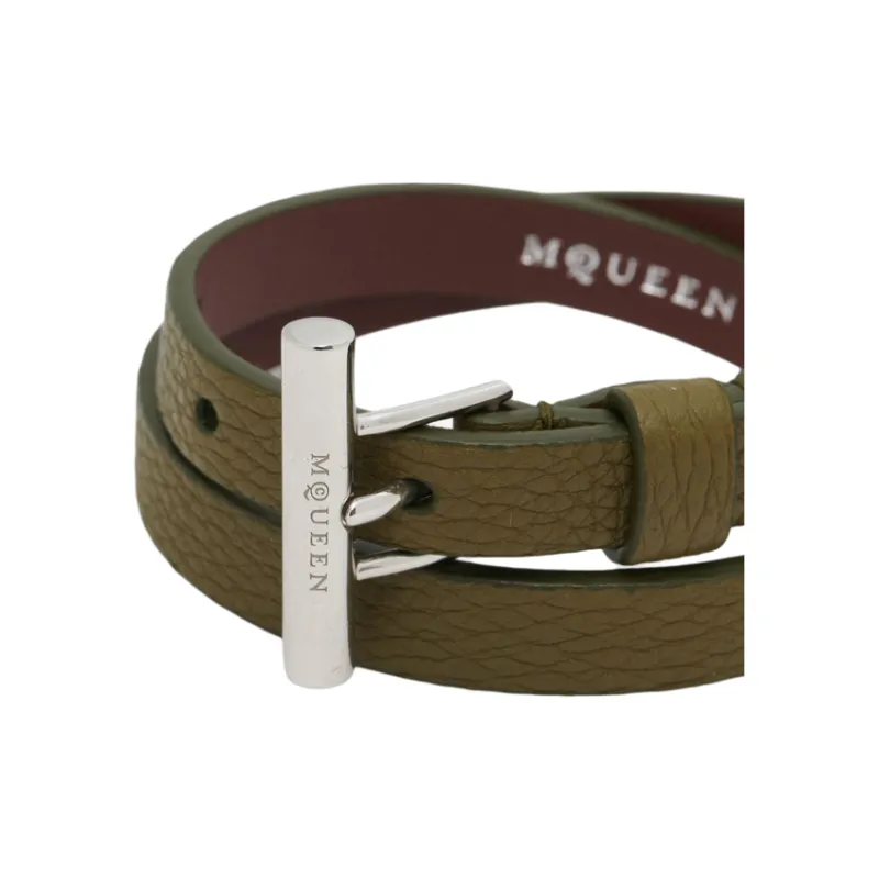 Alexander McQueen Leather Bracelet-1