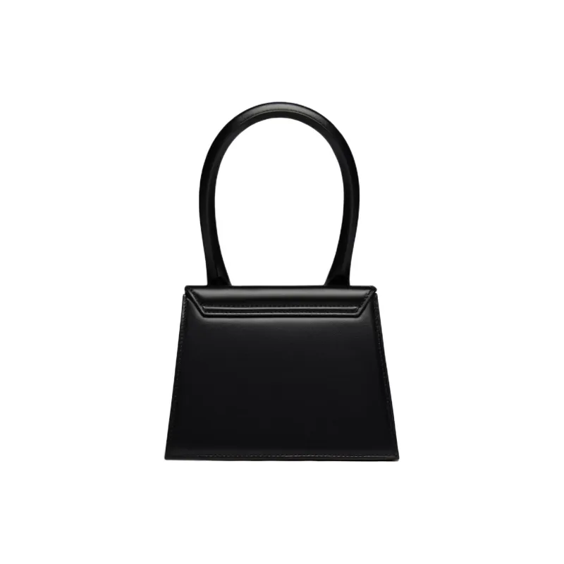 Jacquemus Leather Handbag Medium Size Women's Black-2